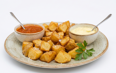 Patatas Bravas Clásicas con Doble Salsa